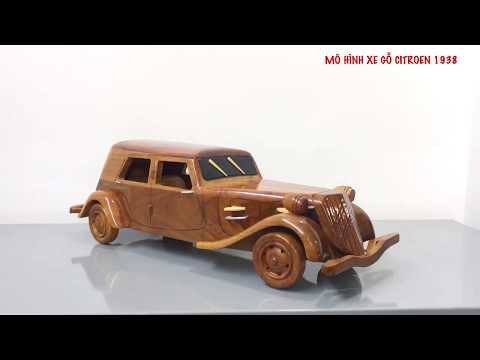 Mô Hình Xe Gỗ Citroen 1938