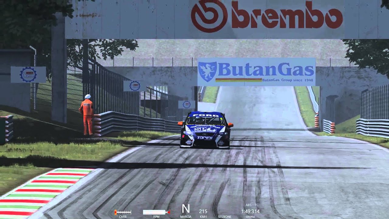 Assetto Corsa Ford Falcon V Supercars Test Monza Youtube