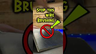 Dont wire brush your welding joints 😱 #shorts #tigwelding