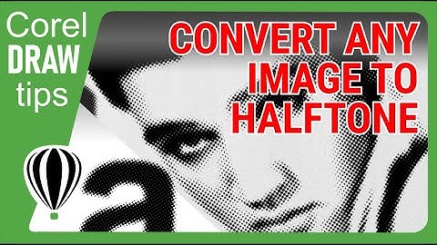Converting any photo to halftone in CorelDraw