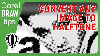 Converting any photo to halftone in CorelDraw