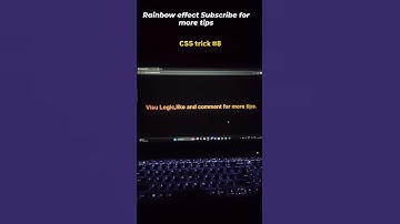 “Create a Rainbow Text Effect Using Pure CSS | Frontend Magic 💻🎨”#shorts #ytshorts