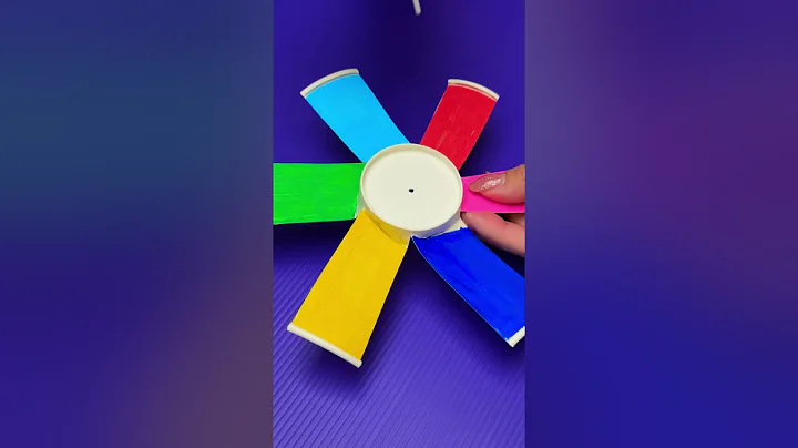 🎡WOW! DIY WIND SPINNER TOY That TWIRLS in the BREEZE! 🌬️😇 #shorts #learning