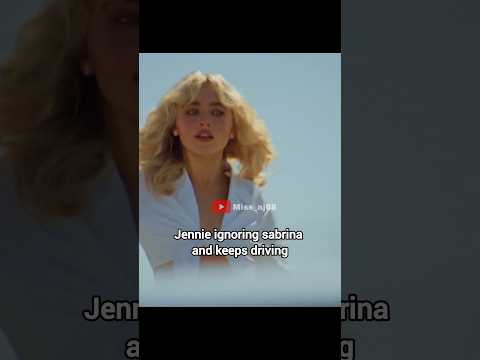 Jennie Ignored Sabrina Carpenter Jennie Fypviralシ Ytshorts Blackpink Jennierubyjane