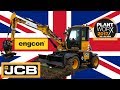 JCB Hydradig with engcon tiltrotator at Plantworx 2017
