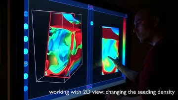 A Design Study of Direct-Touch Interaction for Exploratory 3D Scientific Visualization
