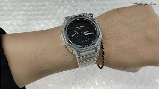 - SPEC Series CasiOAK GA-2100SKE-7A G-Shock YouTube Skeleton