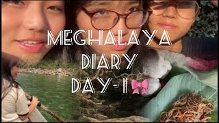 Meghalaya Tour Day 1/Umngot River (Dawki)/Root Bridge/International border/Shnongpdeng