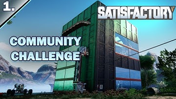 Satisfactory Super Compact Factory, Community Challenge. #01
