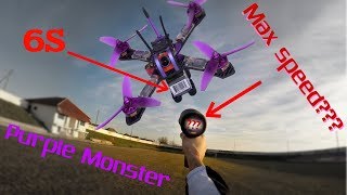 картинка: Purple Monster замер максимальной скорости на 4-5-6S.Этот монстр съел мне мозГ !!!