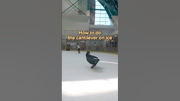 How to do the cantilever on ice #freestyleiceskating #cantilever #tutorial #iceskating