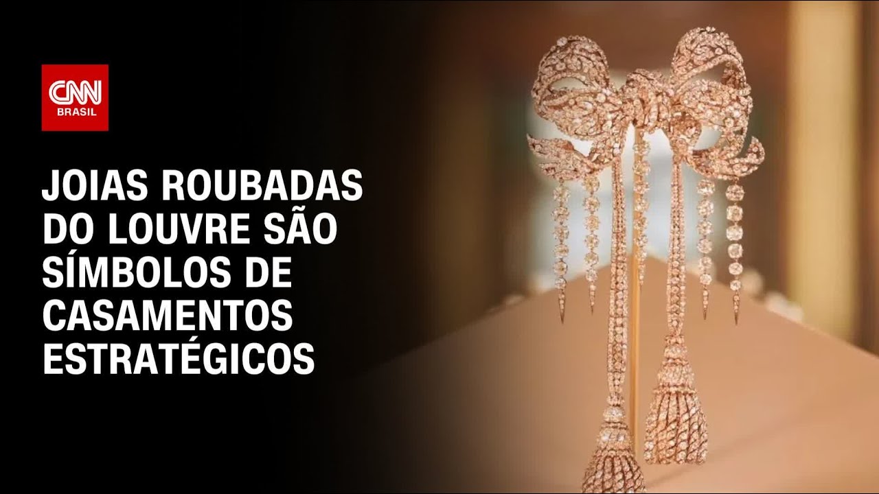 Roubo no Museu do Louvre: Joias roubadas são símbolos de casamentos estratégicos | LIVE CNN