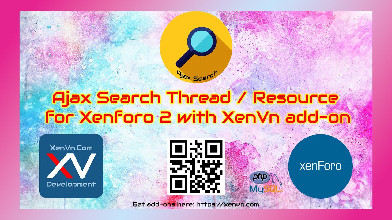 Ajax Search Thread / Resource With Cache for Xenforo 2 with XenVn add-on