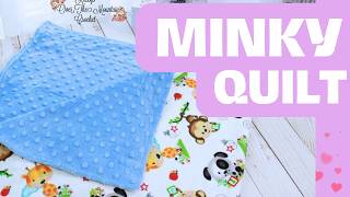 Minky Dot & Flannel Baby Blanket | Easy Sew And Turn Method | Beginner Friendly Or Not?