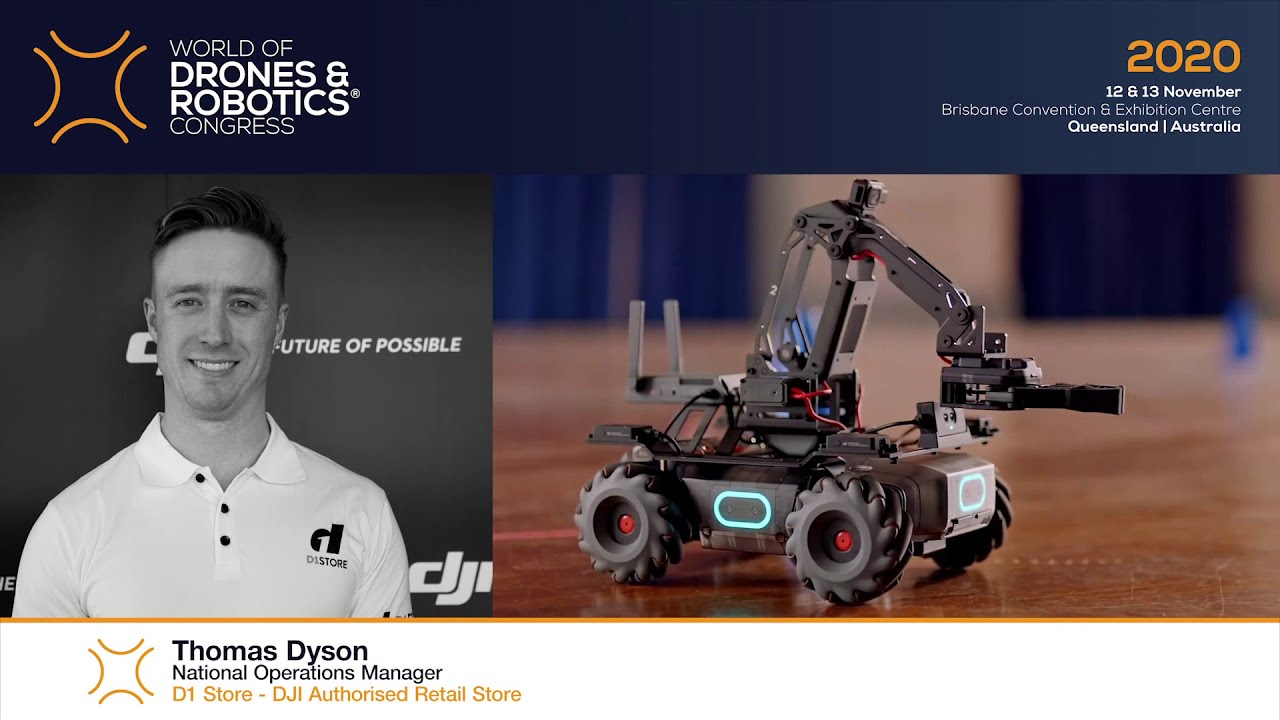 Drones for Education and use in the Classroom (DJI D1Store) presented by Thomas  Dyson - YouTube