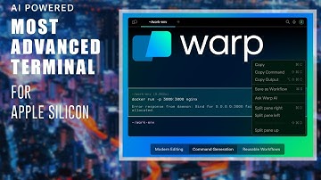 Warp Terminal for Mac OS 2024 Apple Silicon