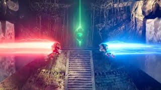 Sonic vs Knuckles Sonic 2 movie da Vinci overdrive