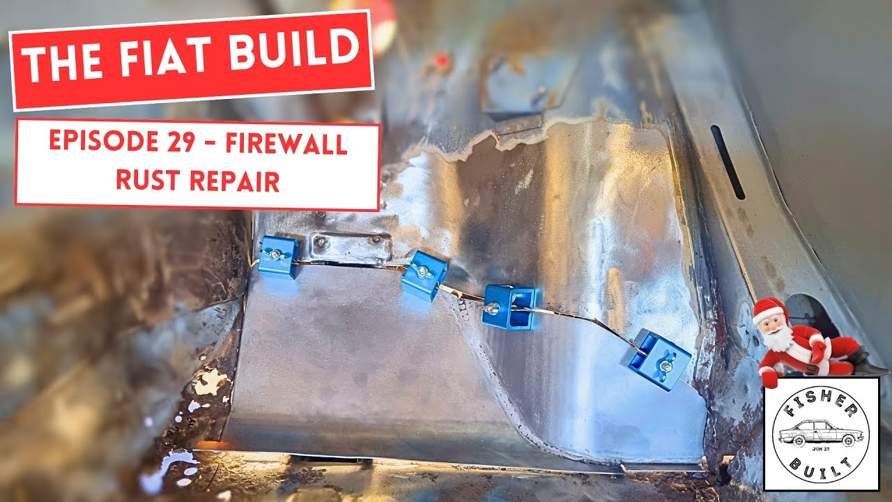 The Fiat 124 Build : Episode 29 - Firewall Rust Repair