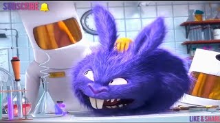 Tiny Cute Rabbit Turn into Purple Monster Rabbit (हिंदी) || DESPICABLE ME 2  (2013) HD - YouTube