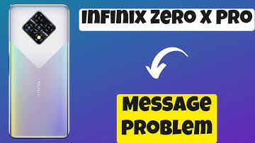Infinix Zero X Neo Message Problem || Message Not sent issue