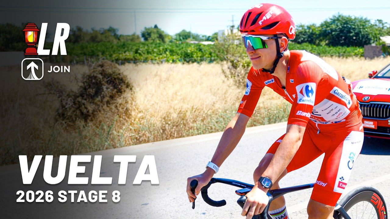 Tadej Pogačar Crashes Out | Vuelta a España 2026 Stage 8 | Lanterne Rouge x JOIN Cycling