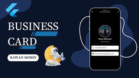 Business Card in Flutter