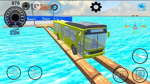 Bus impossible stunts -  Bus Driving 3d 2021 Simulator - Android gameplay