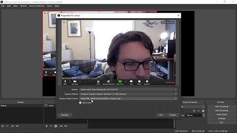 Using Zoom as a video source in OBS