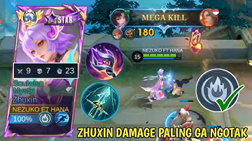 ZHUXIN MVP‼️BEST COMBO BUILD & EMBLEM MAGIC DAMAGE 2025 | TOP GLOBAL ZHUXIN | MLBB