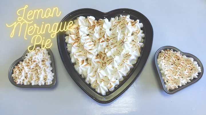 How to make a Lemon Meringue Pie with a biscuit base.