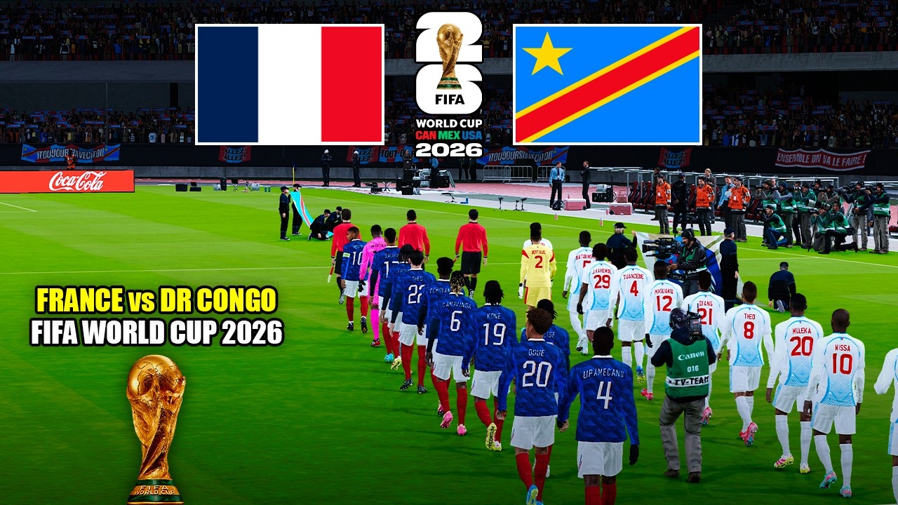 FRANCE vs DR CONGO | Final FIFA World Cup 2026 | Mbappé, Olise, Dembélé & Doué | Simulation PES21