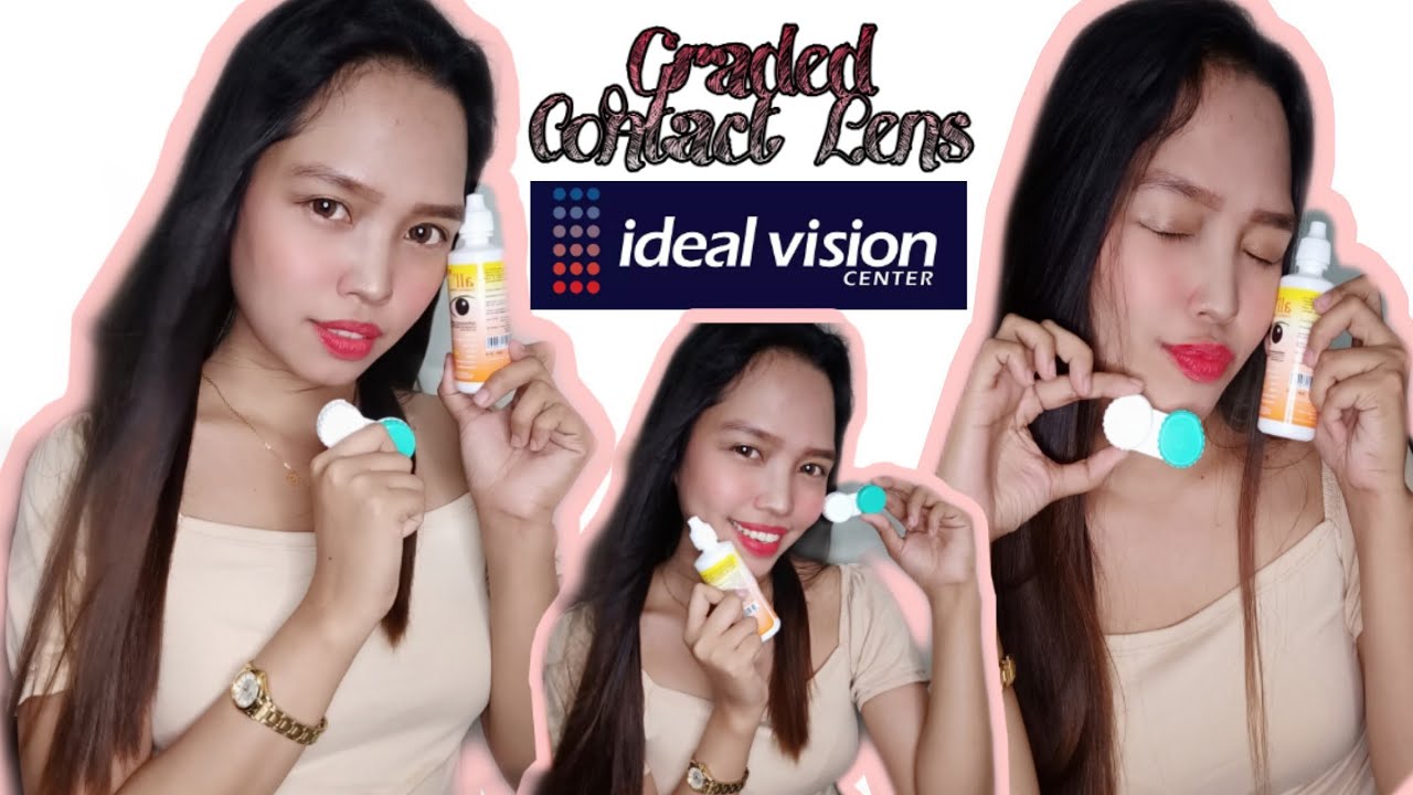 PAANO MAGLAGAY NG CONTACT LENS IDEAL VISION YouTube