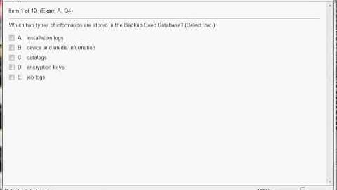 250-318 Administration of Symantec Backup Exec 2014