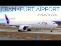 Frankfurt Airport January 2019 incl. LATAM B777-300 new colors