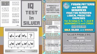 Silver Problem Cards and Worksheets