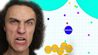 YOU CAN'T STOP PLAYING THIS GAME! (agar.io)