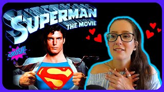 ♡I'm crushing on SUPERMAN!!🥰♡ MOVIE REACTION! Canadian FIRST TIME WATCHING!