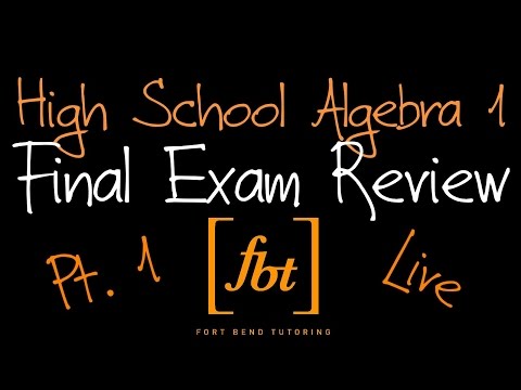 Video: Onko sinun läpäistävä Algebra 1 EOC?