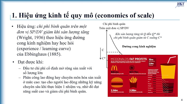 Lợi thế kinh tế theo quy mô là gì năm 2024