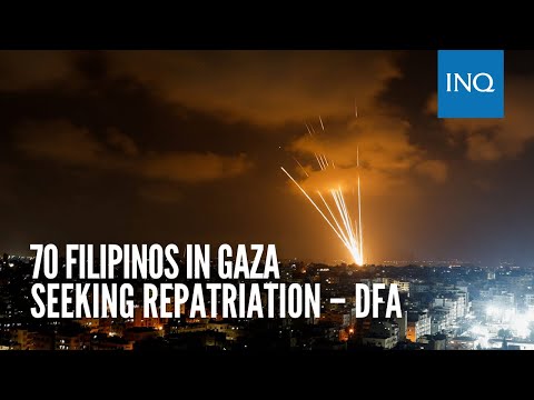 70 Filipinos in Gaza seeking repatriation – DFA