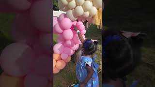first easter egg hunt at 3 years old! #family #toddlers #shorts #easter