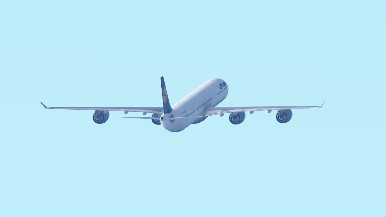 Lufthansa Airbus A340-600 takeoff FRA/EDDF RWY 25C Infinite Flight ...