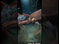 Giant Oarfish vs Colossal Squid | Deep Sea Titan Battle #shortsfeed #wildlife