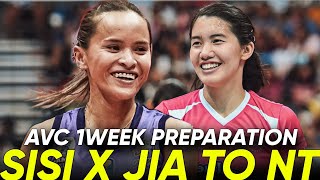Jia and Sisi COMMITTED sa NT for AVC Cup!, 1st TIME as TEAMMATES!, Rondina DEBUT sa Indoor NT!