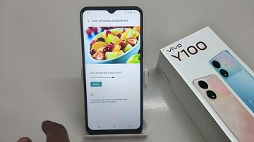 how to change screen display color in Vivo Y100a | Vivo Y100 screen display color kaise change kare