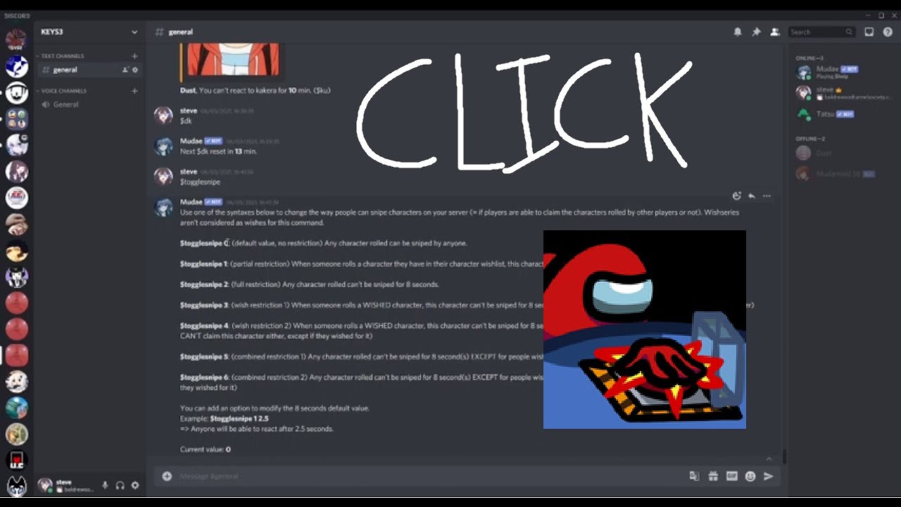 How To Snipe On Mudae No Really Youtube