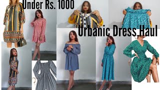 Urbanic Dress Haul // Affordable Dresses // Under Rs. 1000 //