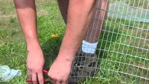 how I built all metal rabbit cages