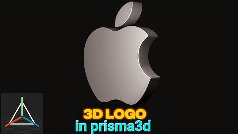 How to make 3d logo animation on your mobile phone in #prisma3d #3dmodelling #animations #logo