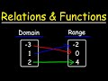 Relations and Functions